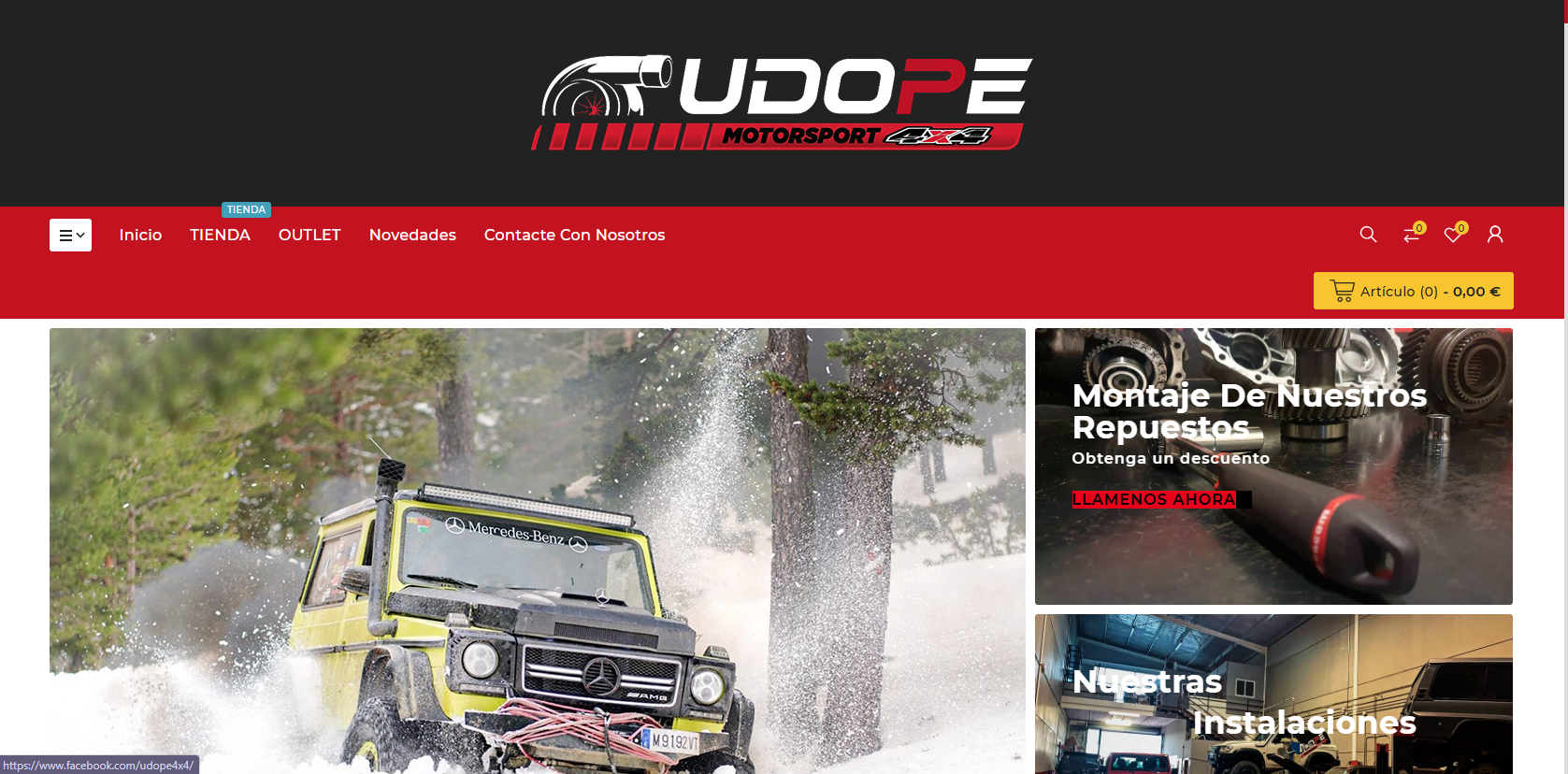 Tienda online Udope Motorsport 4x4