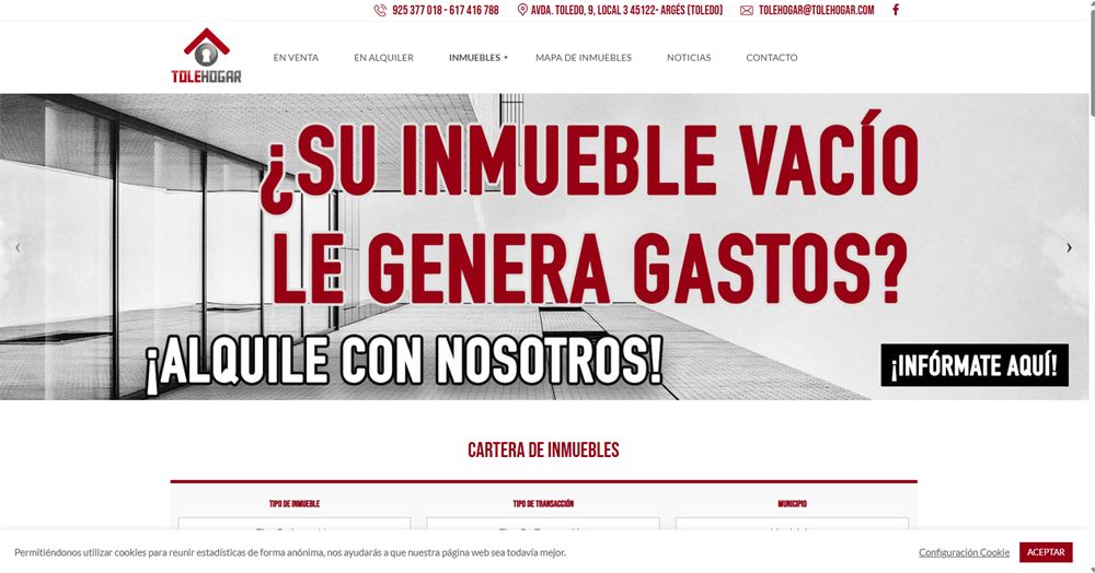 Página web de ToleHogar